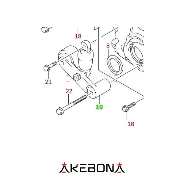 Натяжитель 17540-53R80 17540-53R40 17540-53R41 17540-53R70