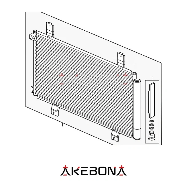 Радиатор кондиционера Honda Civic FE1 80100-T31-H01