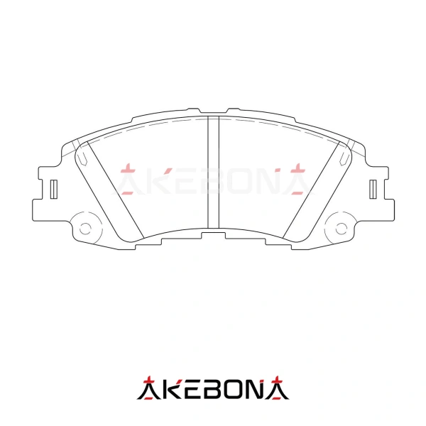 Тормозные колодки Toyota Yaris Aqua 04465-K0020 PN1876