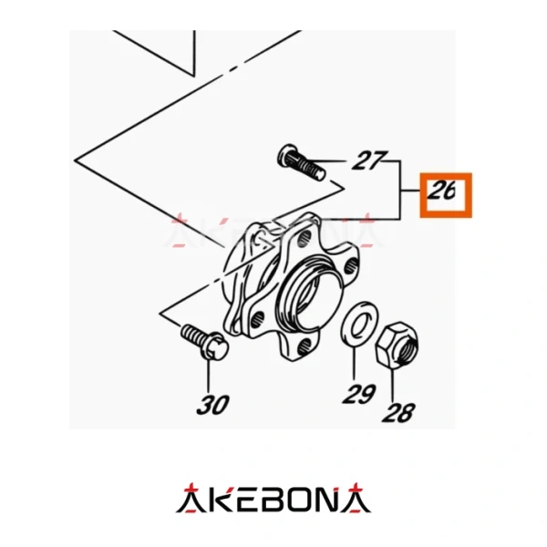 Ступица перед Mazda Flair MM32S MM42S MS31S MS41S